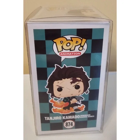 Funko Pop! 874 Demon Slayer Tanjiro Kamado Chase Glow w/ soft Protecter - Picture 4 of 4